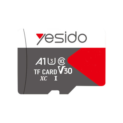 Card de memorie MircoSD 64GB + Adaptor - Yesido (FL14) - Black - 1