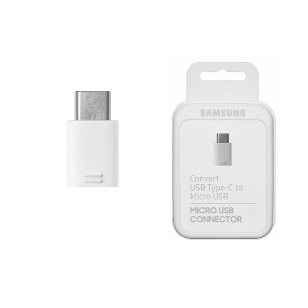 Adaptor Type-C la Micro-USB - Samsung (EE-GN930BWEGWW) - White (Blister Packing)