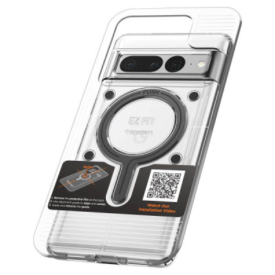 Adaptor Incarcare Wireless la MagSafe - Spigen OneTap Ring Plate Magnetic - Black - 6