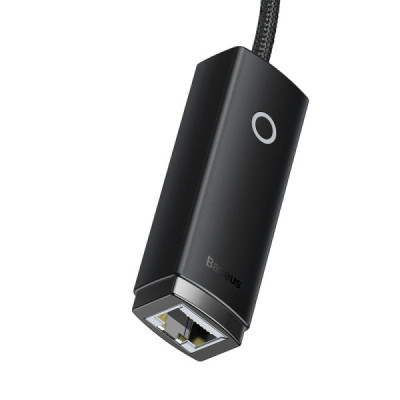 Adaptor USB la RJ45 LAN Port, 100Mbps - Baseus Lite Series (WKQX000001) - Black - 2