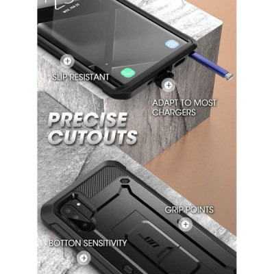 Husa pentru Samsung Galaxy Note 10 Plus / Note 10 Plus 5G - Supcase Unicorn Beetle Pro - Black - 5