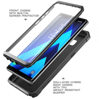 Husa pentru Samsung Galaxy Note 8 - Supcase Unicorn Beetle Pro - Black - 4