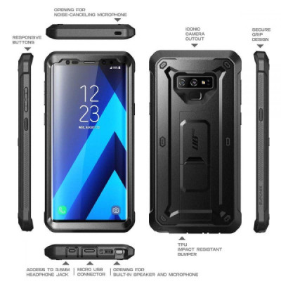 Husa pentru Samsung Galaxy Note 9 - Supcase Unicorn Beetle Pro - Black - 7