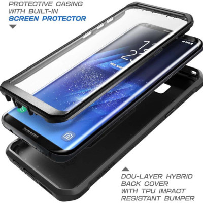 Husa pentru Samsung Galaxy S8 Plus - Supcase Unicorn Beetle Pro - Black - 3