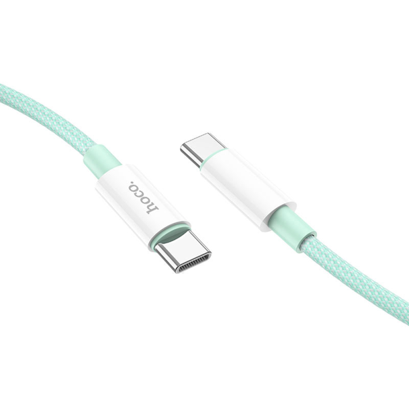 Cablu Super Fast Charging USB-C 100W Hoco X68, 1m, verde - 1