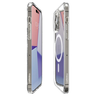 Husa Spigen compatibila iPhone 14 Pro Ultra Hybrid MagSafe, transparenta - 1