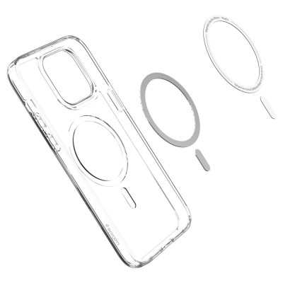 Husa Spigen compatibila iPhone 14 Pro Ultra Hybrid MagSafe, transparenta - 7