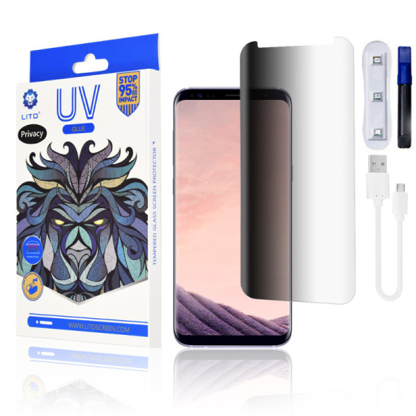Folie pentru Samsung Galaxy S8 Plus - Lito 3D UV Glass - Privacy