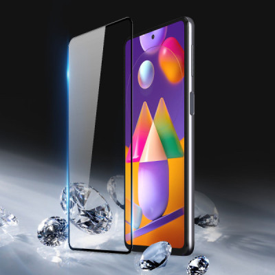 Folie pentru Samsung Galaxy M31s - Dux Ducis Tempered Glass - Black - 7