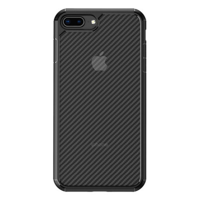 Husa pentru iPhone 7 Plus / 8 Plus - Techsuit CarbonFuse - Black - 3