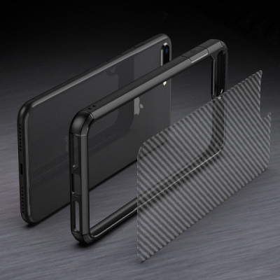 Husa pentru iPhone 7 Plus / 8 Plus - Techsuit CarbonFuse - Black - 7