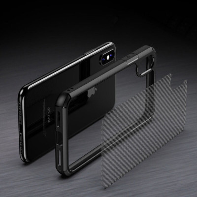 Husa pentru iPhone XR - Techsuit CarbonFuse - Black - 7