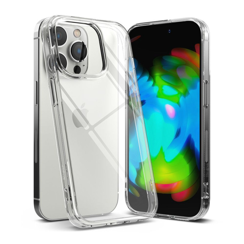 Husa compatibila iPhone 14 Pro Ringke Fusion, transparenta - 2