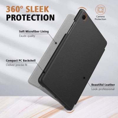 Husa pentru Samsung Galaxy Tab A7 10.4 (2020 / 2022) - Techsuit FoldPro - Black - 7