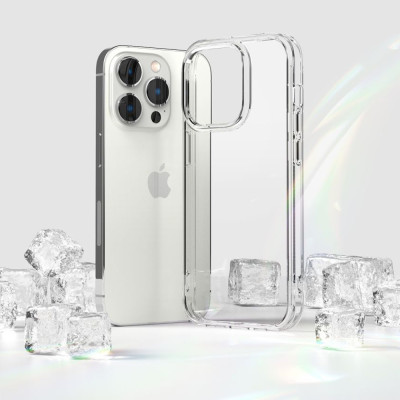 Husa compatibila iPhone 14 Pro Ringke Fusion, transparenta - 6