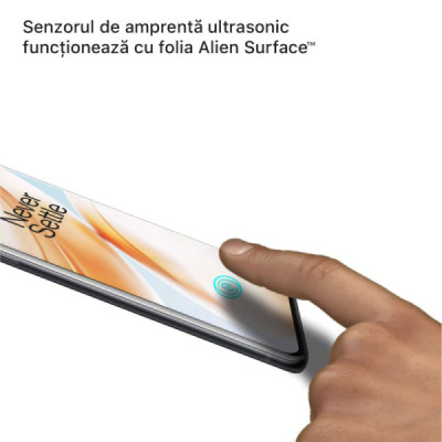 Folie pentru OnePlus 8 - Alien Surface Screen Case Friendly - Transparent - 3