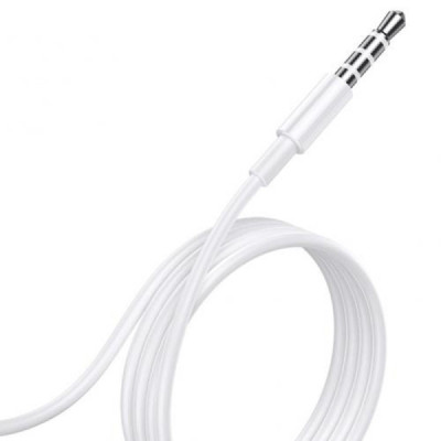 Casti Audio Jack 3.5mm cu Microfon, 1.2m - Usams EP-41 (SJ451HS01) - White - 4
