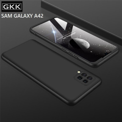 Husa pentru Samsung Galaxy A42 5G + Folie - GKK 360 - Black - 2