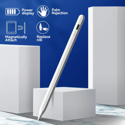 Stylus Pen pentru iPad - Techsuit (JA04) - White - 2