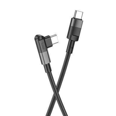 Cablu de date tip C Fast Charging Hoco U108, 1.2m, negru - 2