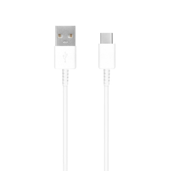 Cablu de Date USB la Type-C 2.1A, 1m - Samsung (EP-DG970BWE) - White (Bulk Packing)