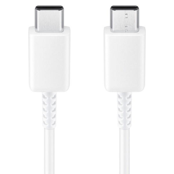 Cablu Type-C la Type-C, Super Fast Charging, 100W, 1m - Samsung (EP-DG977BWE) - White (Bulk Packing)