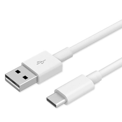Cablu de Date USB la Type-C 2A, 480Mbps, 1m - Huawei (AP51) - White (Bulk Packing) - 6