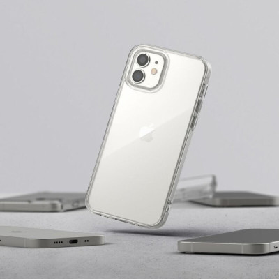 Husa pentru iPhone 12 / 12 Pro - Ringke Fusion - Clear - 7
