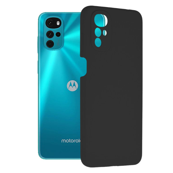Techsuit - Soft Edge Silicone - Motorola Moto G22 - Black