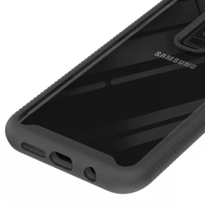 Husa pentru Samsung Galaxy S9 Plus + Folie - Techsuit Defense360 Pro - Black - 3