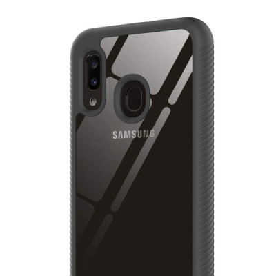 Husa pentru Samsung Galaxy A20e + Folie - Techsuit Defense360 Pro - Black - 2