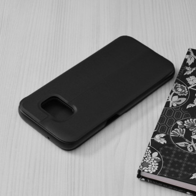 Husa pentru Samsung Galaxy S7 Edge - Techsuit eFold Series - Black - 2