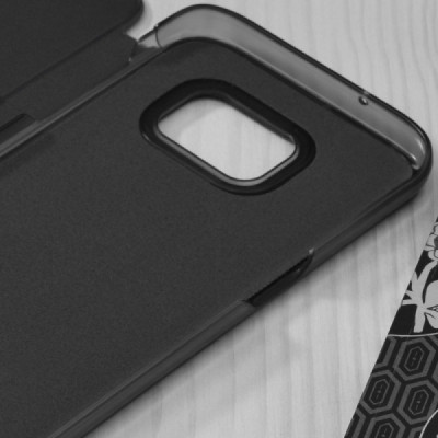 Husa pentru Samsung Galaxy S7 Edge - Techsuit eFold Series - Black - 3
