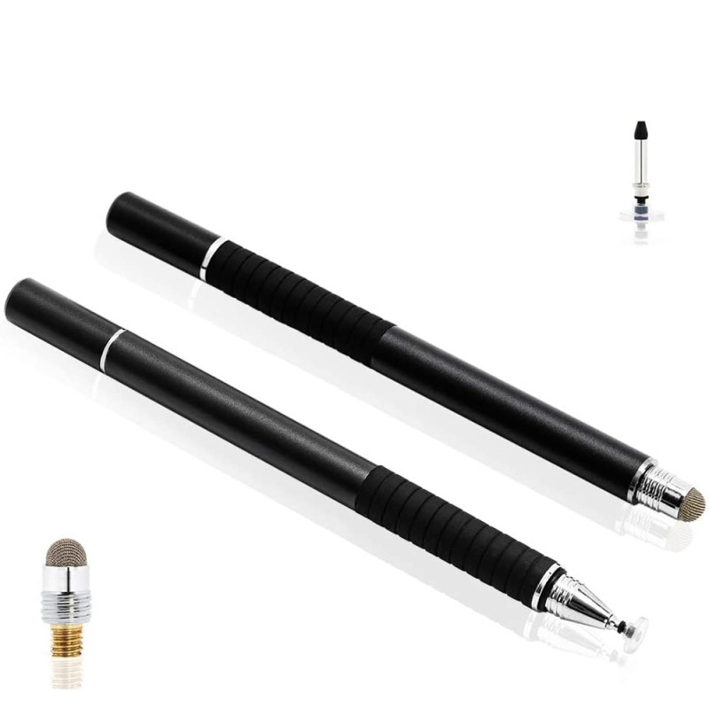 Stylus Pen Techsuit, 2in1Universal, Android, iOS, negru, JC02 - 6