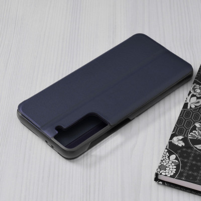 Husa pentru Samsung Galaxy S21 5G - Techsuit eFold Series - Dark Blue - 2