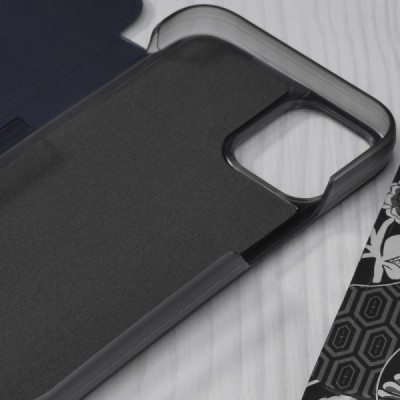 Husa pentru iPhone 12 mini - Techsuit eFold Series - Dark Blue - 3