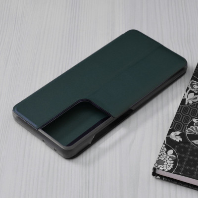 Husa pentru Samsung Galaxy S21 Ultra 5G - Techsuit eFold Series - Dark Green - 2