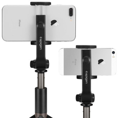 Suport Selfie Stick Tripod Spigen Aluminum Monopod - S540W - Black - 8