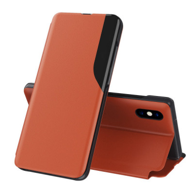 Husa pentru iPhone XS Max - Techsuit eFold Series - Orange - 1