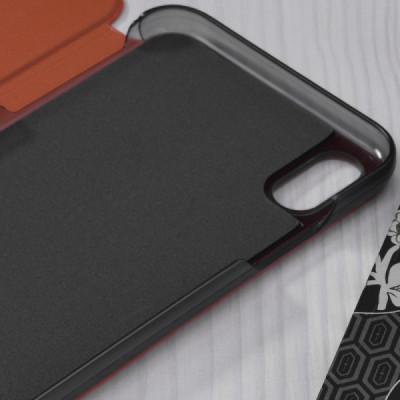 Husa pentru iPhone XS Max - Techsuit eFold Series - Orange - 3