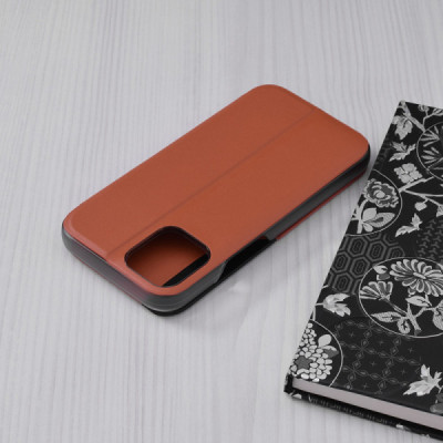 Husa pentru iPhone 12 mini - Techsuit eFold Series - Orange - 2