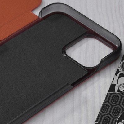 Husa pentru iPhone 12 / 12 Pro - Techsuit eFold Series - Orange - 3