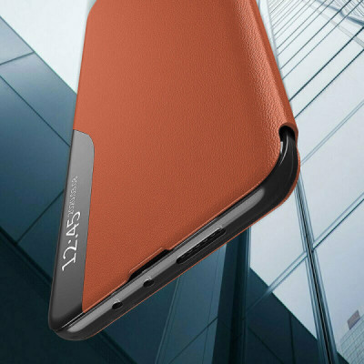 Husa pentru iPhone 12 / 12 Pro - Techsuit eFold Series - Orange - 4
