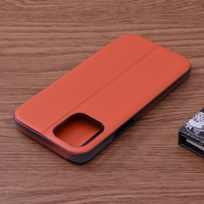 Husa pentru iPhone 12 Pro Max - Techsuit eFold Series - Orange - 2