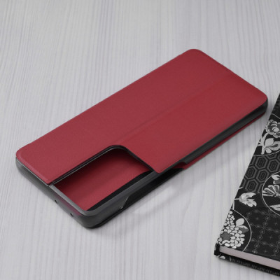 Husa pentru Samsung Galaxy S21 Ultra - Techsuit eFold Series - Red - 2