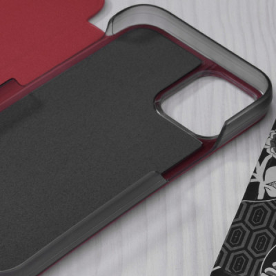 Husa pentru iPhone 12 mini - Techsuit eFold Series - Red - 3
