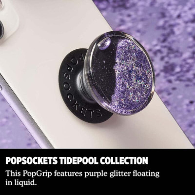 Suport pentru telefon - Popsockets PopGrip - Tidepool Galaxy Purple - 5