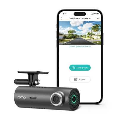 Camera auto 70mai M300 Dash Cam, Ultracompacta, 140°, 1296P, WDR - 1