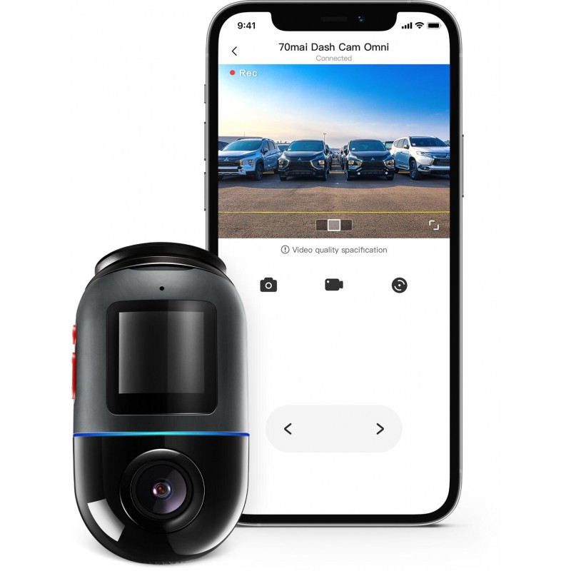 Camera auto 70mai Omni 360 Dash Cam, filmare 360⁰, 128GB, detectie AI miscare, GPS&ADAS, control vocal, X200 - 3