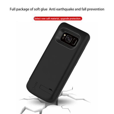 Husa pentru Samsung Galaxy S8 cu Baterie de 5000mAh - Techsuit Power Pro - Black - 6